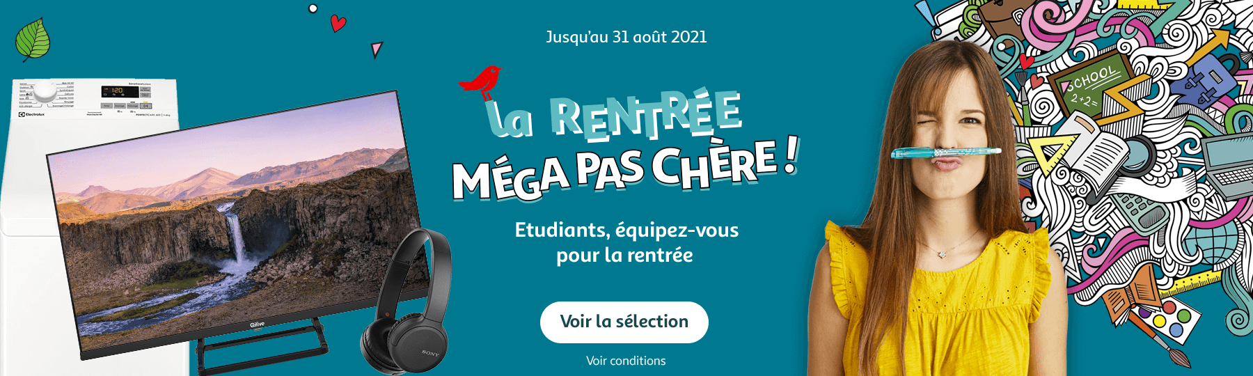 La rentrée méga pas chère ! étudiants, équipez-vous pour la rentrée